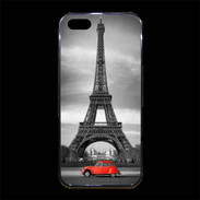 Coque iPhone 5/5S Premium Vintage Tour Eiffel et 2 cv