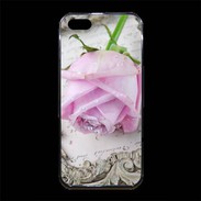 Coque iPhone 5/5S Premium Rose Vintage
