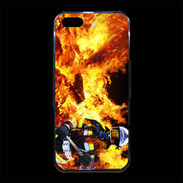 Coque iPhone 5/5S Premium Pompier soldat du feu