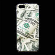 Coque iPhone 5/5S Premium Fond dollars 10
