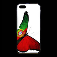 Coque iPhone 5/5S Premium Papillon Portugal