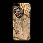 Coque iPhone 5/5S Premium Vintage compas de navigateur