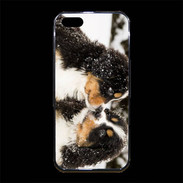 Coque iPhone 5/5S Premium Chiot Saint Bernard