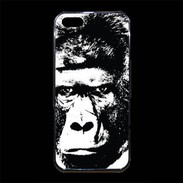 Coque iPhone 5/5S Premium Regard de gorille en dessin