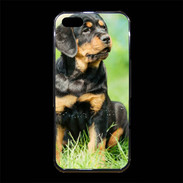Coque iPhone 5/5S Premium Chiot Rottweiler 1