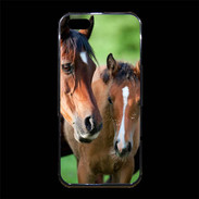 Coque iPhone 5/5S Premium Jument et son poulain