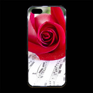 Coque iPhone 5/5S Premium La musique en rose