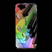 Coque iPhone 5/5S Premium Rainbow piano