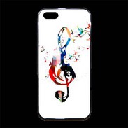 Coque iPhone 5/5S Premium Clé de sol en dessin 25