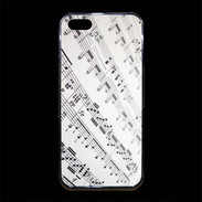 Coque iPhone 5/5S Premium Page de notes musicales
