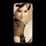 Coque iPhone 5/5S Premium Femme japonaise glamour 1