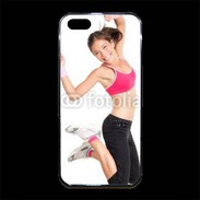 Coque iPhone 5/5S Premium Femme asie sportive