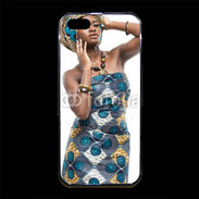 Coque iPhone 5/5S Premium Femme Afrique 4