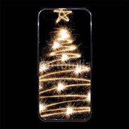 Coque iPhone 5/5S Premium Sapin de noël feu d'artifice