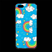 Coque iPhone 5/5S Premium Ciel Rainbow