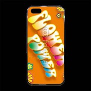 Coque iPhone 5/5S Premium Flower power 4