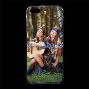 Coque iPhone 5/5S Premium Hippie et guitare 5