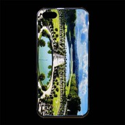 Coque iPhone 5/5S Premium Les jardins de Versailles