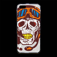 Coque iPhone 5/5S Premium Tête de mort pilote