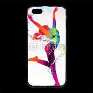 Coque iPhone 5/5S Premium Danseuse en couleur
