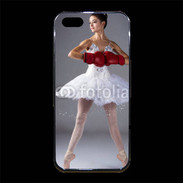 Coque iPhone 5/5S Premium Danseuse classique avec gants de boxe