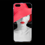 Coque iPhone 5/5S Premium Femme élégante en noire et rouge 10