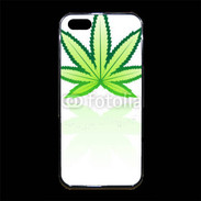 Coque iPhone 5/5S Premium Feuille de cannabis 2