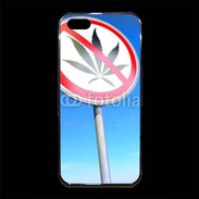 Coque iPhone 5/5S Premium Interdiction de cannabis