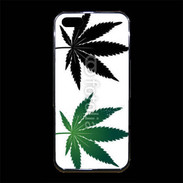 Coque iPhone 5/5S Premium Double feuilles de cannabis