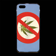Coque iPhone 5/5S Premium Interdiction de cannabis 3