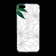 Coque iPhone 5/5S Premium Fond cannabis