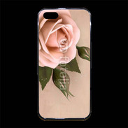 Coque iPhone 5/5S Premium Rose rétro 