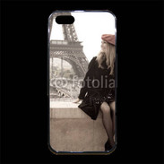 Coque iPhone 5/5S Premium Vintage Tour Eiffel 30