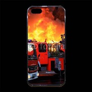 Coque iPhone 5/5S Premium Intervention des pompiers incendie