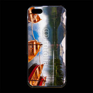 Coque iPhone 5/5S Premium Lac de montagne