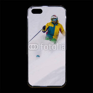 Coque iPhone 5/5S Premium Ski hors piste 10
