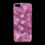 Coque iPhone 5/5S Premium Camouflage rose