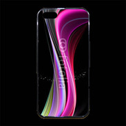 Coque iPhone 5/5S Premium Abstract multicolor sur fond noir