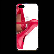 Coque iPhone 5/5S Premium Escarpins plateformes rouges