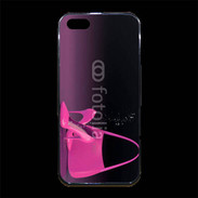 Coque iPhone 5/5S Premium Escarpins et sac à main rose
