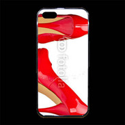 Coque iPhone 5/5S Premium Escarpins rouges
