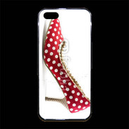 Coque iPhone 5/5S Premium escarpin petits pois