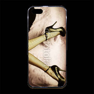 Coque iPhone 5/5S Premium Escarpins et bas resilles