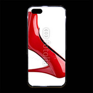 Coque iPhone 5/5S Premium Escarpin rouge 2