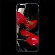 Coque iPhone 5/5S Premium Escarpins rouges sur piano