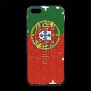 Coque iPhone 5/5S Premium Portugal en puzzle