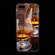 Coque iPhone 5/5S Premium Verre de cognac