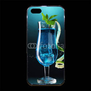 Coque iPhone 5/5S Premium Cocktail bleu