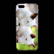 Coque iPhone 5/5S Premium Chien Bull terrier anglais 1