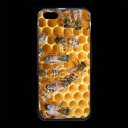 Coque iPhone 5/5S Premium Abeilles dans une ruche